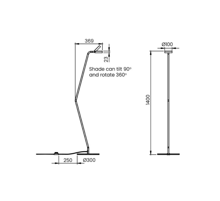 Cap studio frandsen design  lampadaire floor light  frandsen 127389  design signed nedgis 142426 product