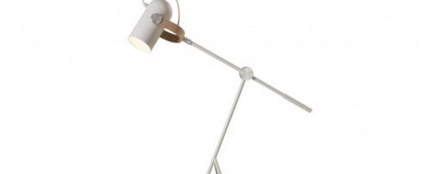 Lampadaire carronade beige led o47cm h133cm le klint normal