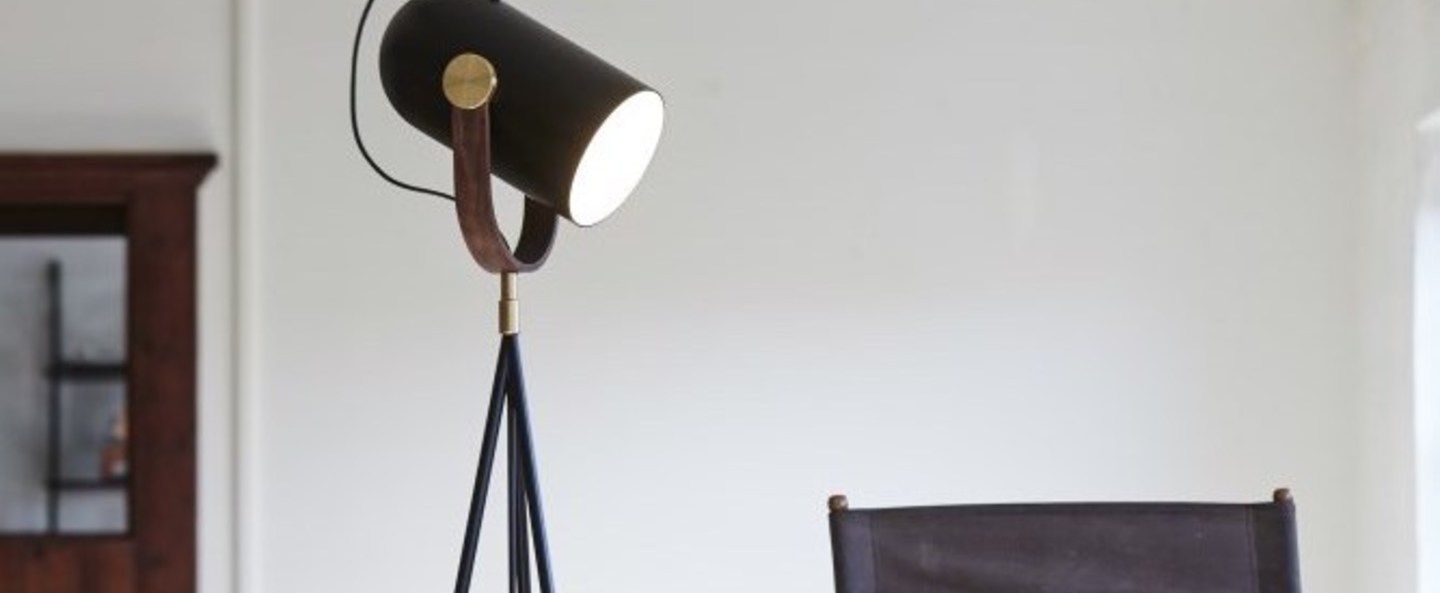banner-image Lampadaire carronade noir led o45cm h175cm le klint normal