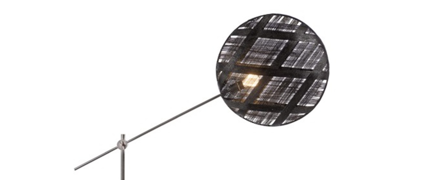 banner-image Lampadaire chanpen diamond noir gris o52cm h150 230cm forestier normal