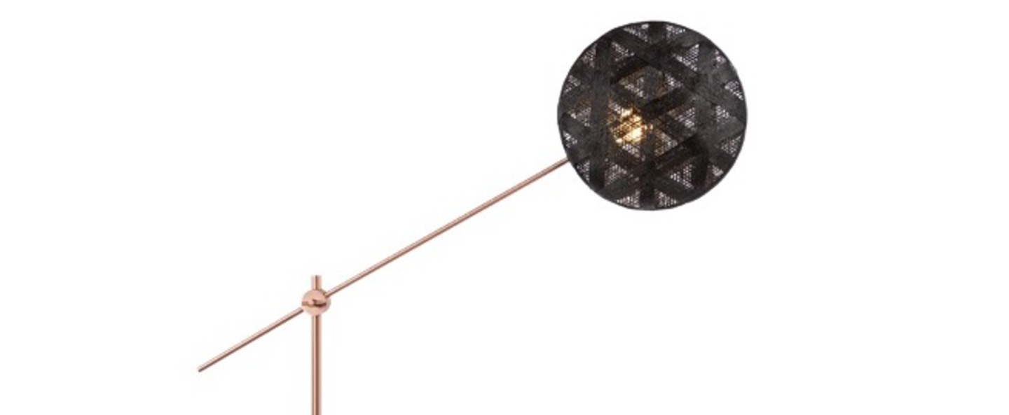 banner-image Lampadaire chanpen hexagonal noir cuivre o36cm h142 214cm forestier normal