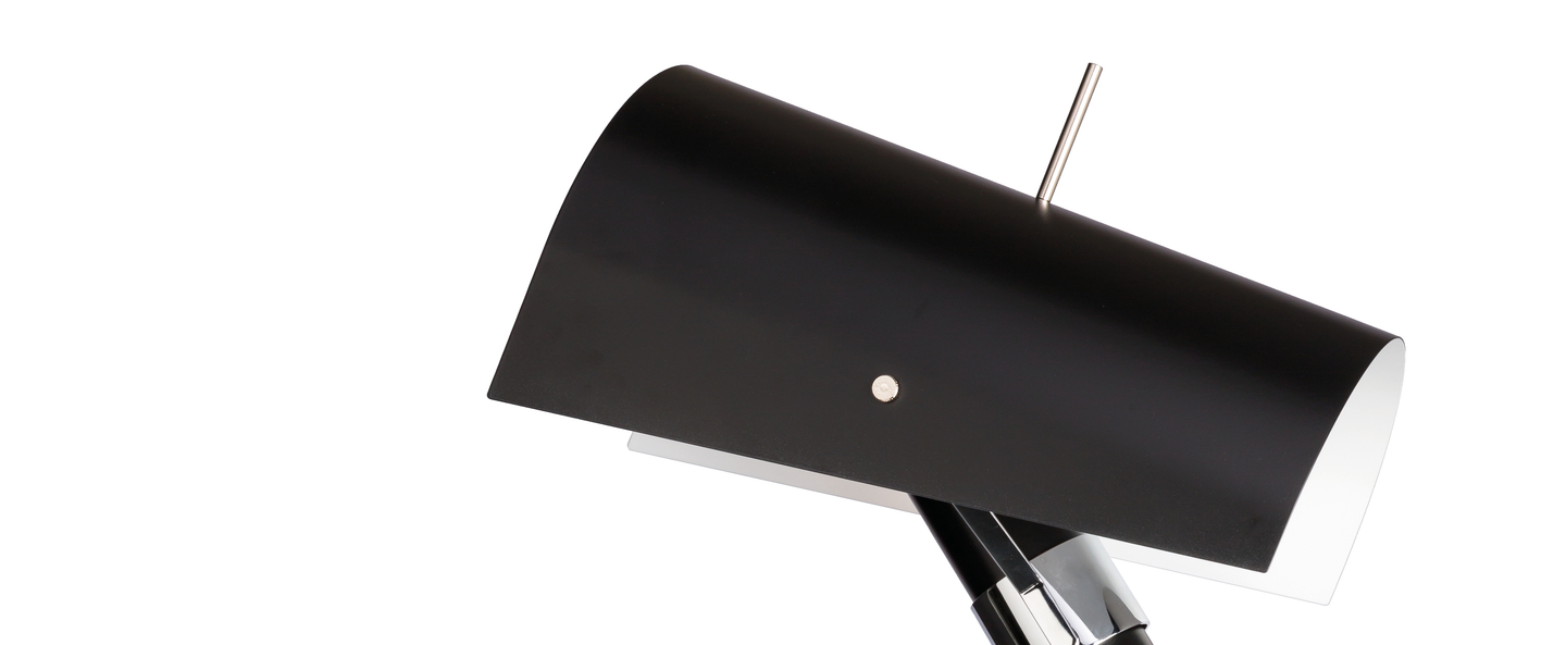 Lampadaire claritas noir l47cm h164cm nemo lighting normal