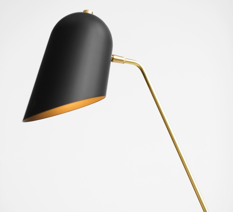 Cliff sol studio lambert fils lampadaire floor light  lambert fils cli02bkbr  design signed nedgis 114311 product