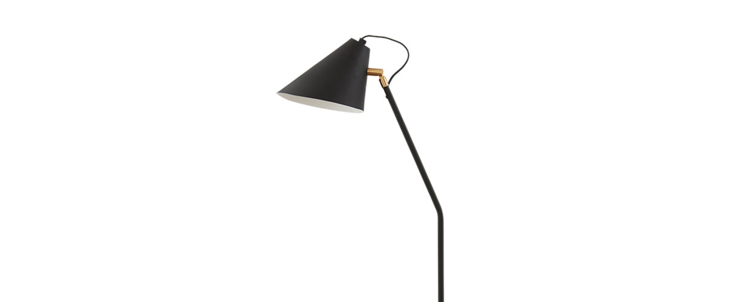 Lampadaire club noir l18cm h130cm house doctor normal