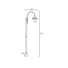 Atelier 3138 quel designer studio moretti luce lampadaire d exterieur  moretti luce 3138 t ar  design signed nedgis 189930 thumb