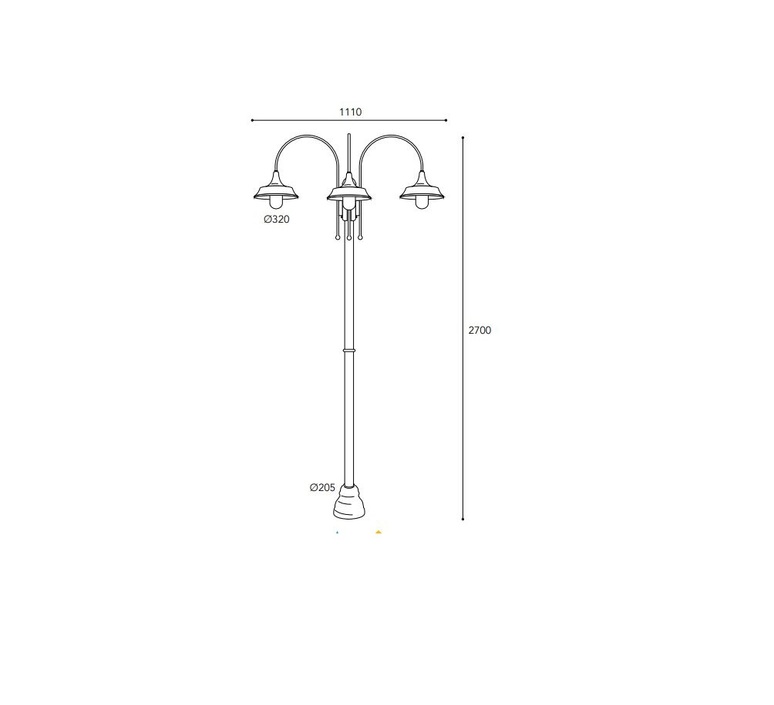 Atelier 3140 quel designer studio moretti luce lampadaire d exterieur  moretti luce 3140 t ar  design signed nedgis 189934 product