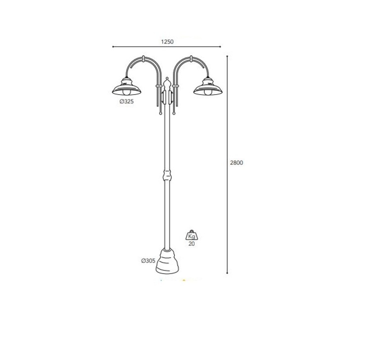 Mill 1722 quel designer studio moretti luce lampadaire d exterieur  moretti luce 1722 t ar  design signed nedgis 189968 product