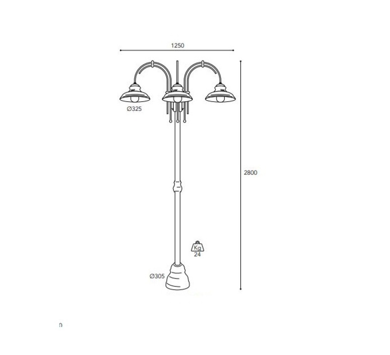 Mill 1723 quel designer studio moretti luce lampadaire d exterieur  moretti luce 1723 t ar  design signed nedgis 189971 product