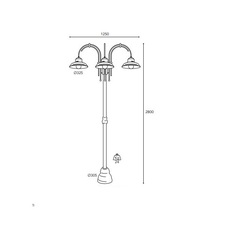 Mill 1723 quel designer studio moretti luce lampadaire d exterieur  moretti luce 1723 t ar  design signed nedgis 189971 thumb