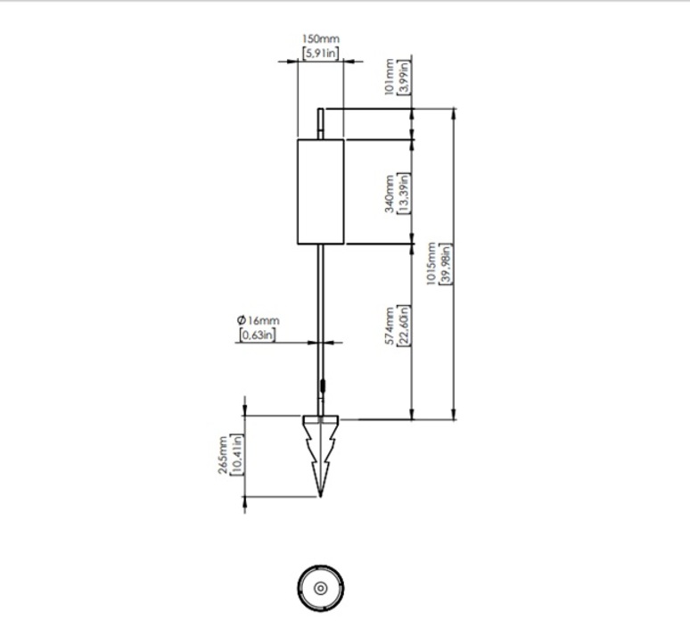 Lago small piquet servomuto studio servomuto lampadaire d exterieur outdoor floor light  contardi acam 003018 1  design signed nedgis 143103 product