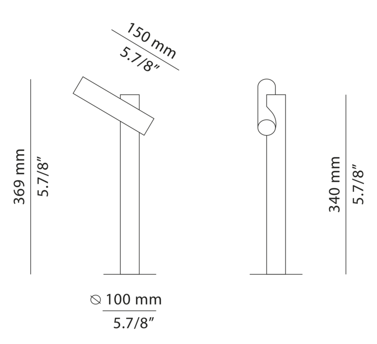 Tik p 4097x quel designer studio boti de dominicis lampadaire d exterieur  estiluz 040978970x  design signed nedgis 197074 product