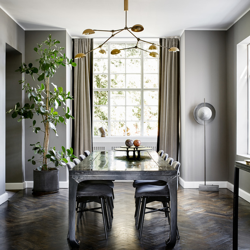 Floor light, Dawn, grey, L40cm, H168cm - 101 Copenhagen - Nedgis 