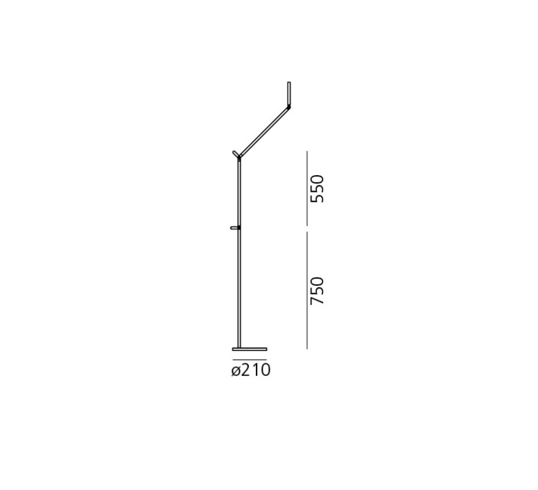 Demetra reading floor naoto fukasawa lampadaire floor light  artemide 1734w40a 1733040a  design signed 33513 product