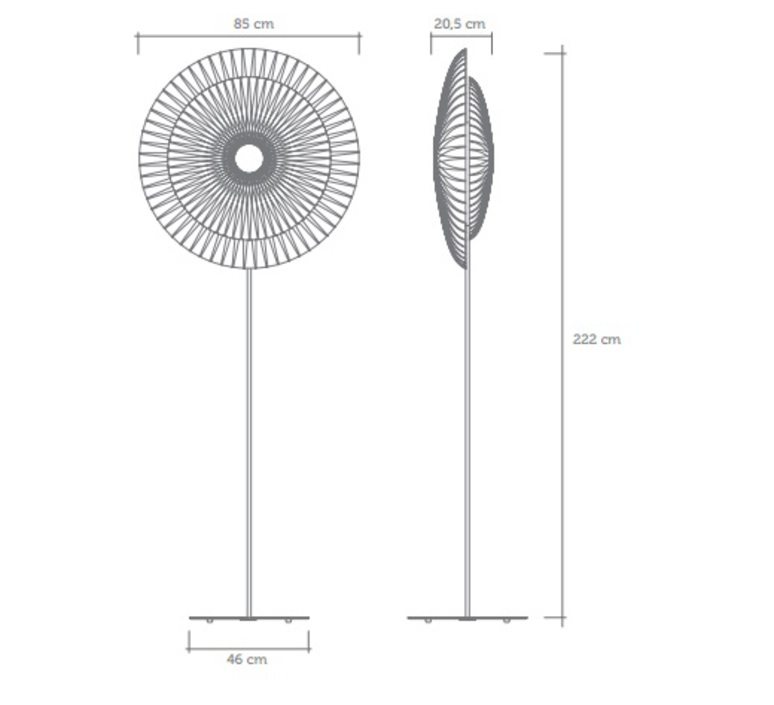 Diva celine wright celine wright diva lampadaire luminaire lighting design signed 18716 product