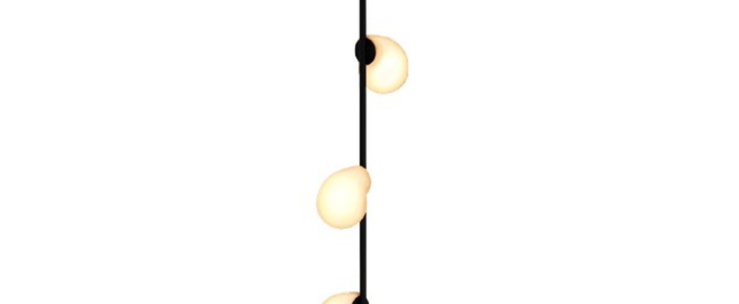 Lampadaire dro floor 1 0 comp noir ambre o41 5cm h150 5cm wever ducre normal