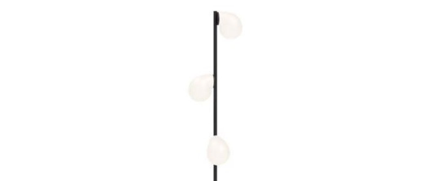 Lampadaire dro floor 1 0 comp noir et blanc o41 5cm h150 5cm wever ducre normal