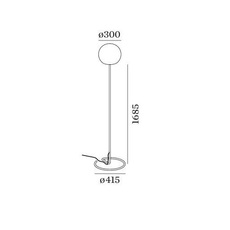 Dro floor 3 0 13 9 design lampadaire floor light  wever et ducre 6442e0yb0  design signed nedgis 67420 thumb