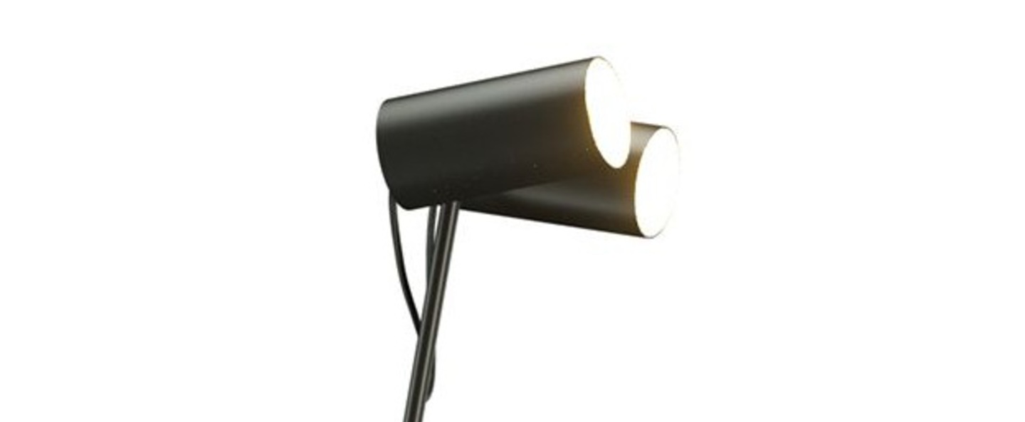 Lampadaire ed027 noir o35cm h140cm edizioni normal