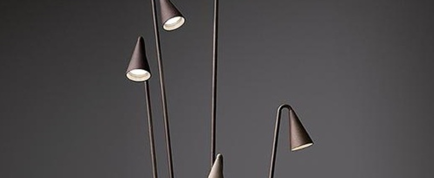 banner-image Lampadaire exterieur brisa 5bras laque oxyde mat ip65 led 2700k 996lm o30cm h100cm vibia normal