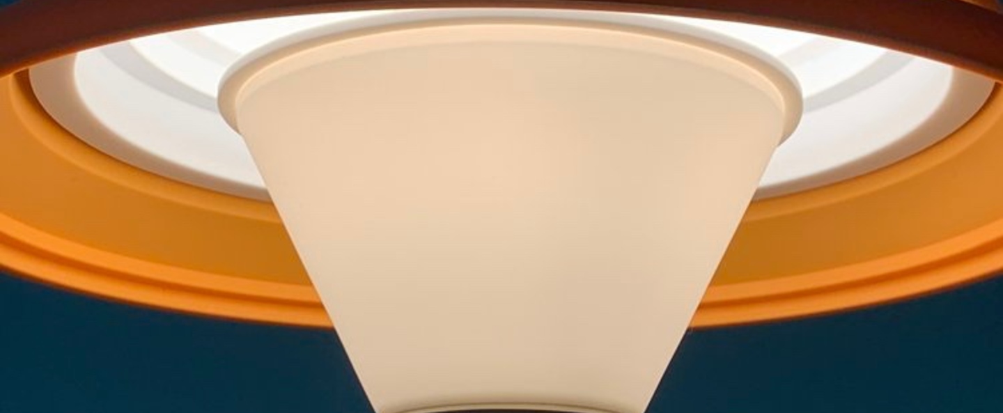 Lampadaire fl4 noir orange led 2800k 160 lm o41cm h138cm sowden normal