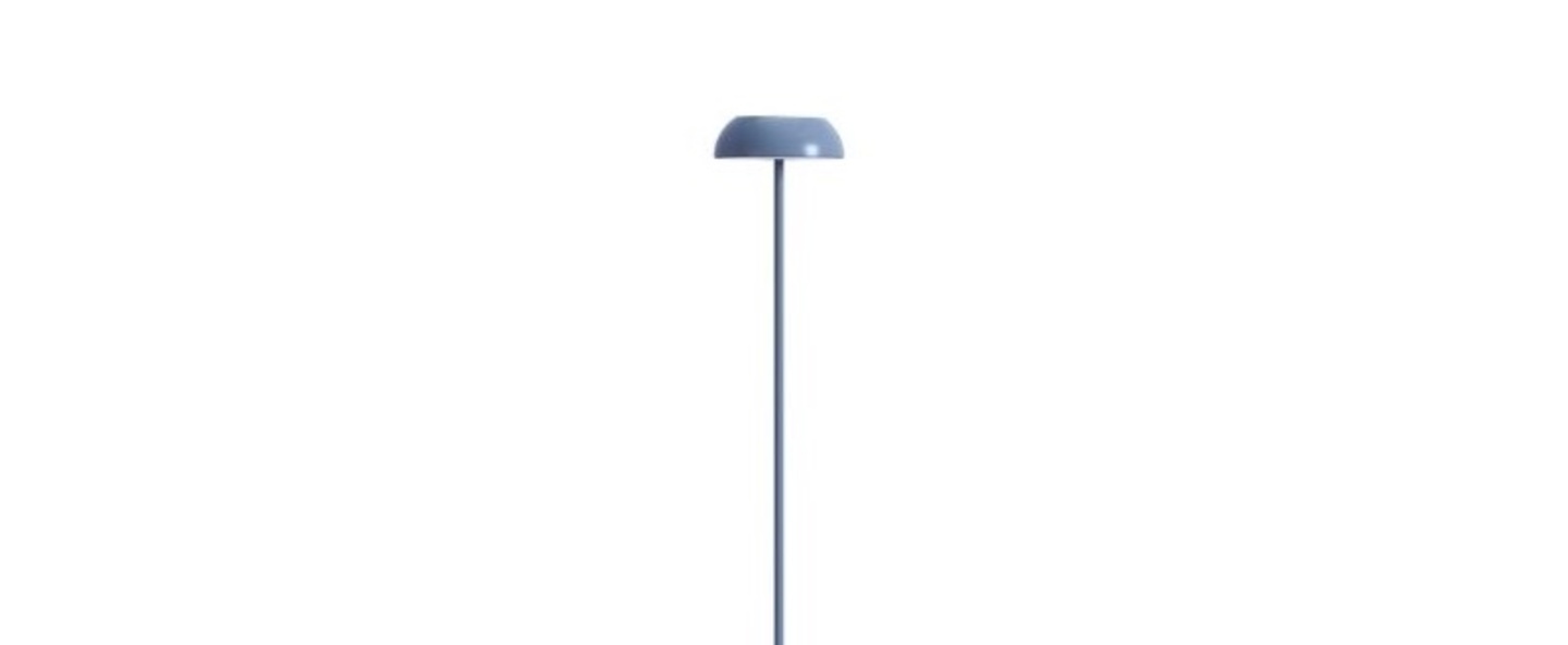 Lampadaire float bleu et blanc led dim 2700k 200 lm o20cm h119 7cm axolight normal