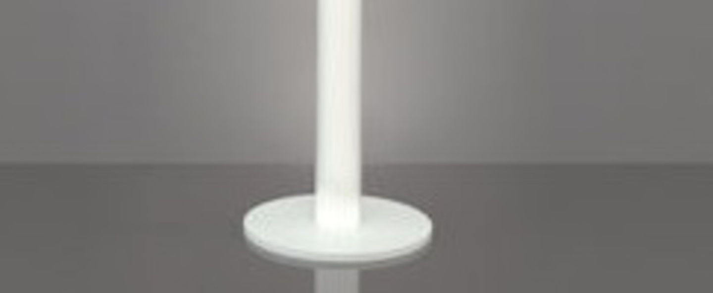 Lampadaire flux blanc led 3000k o24cm h124cm slide normal