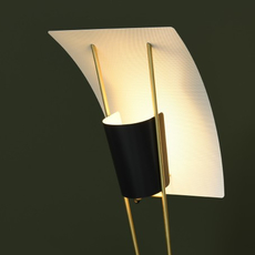 G30 pierre guariche lampadaire floor light  sammode g30 black and white  design signed nedgis 64951 thumb