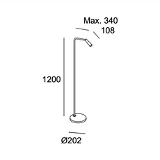 Gamma josep patsi lampadaire floor light  leds c4 25 6420 05 05  design signed nedgis 148638 thumb