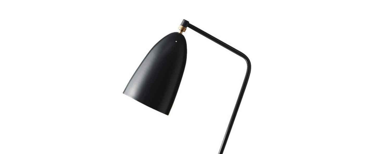 Lampadaire grasshopper gris anthracite h125 3cm o43 5cm gubi normal