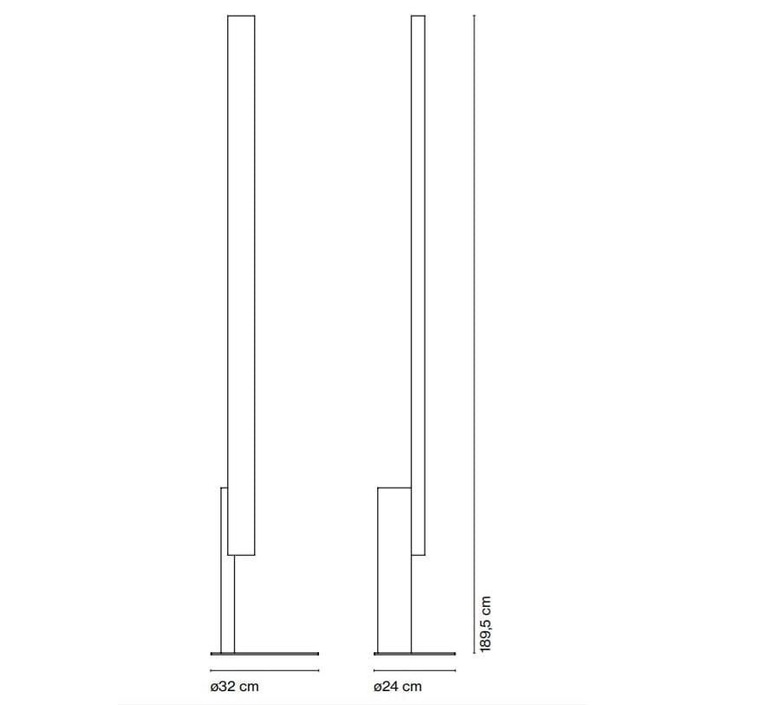 High line josep lluis xucla lampadaire floor light  marset a690 001  design signed 61496 product