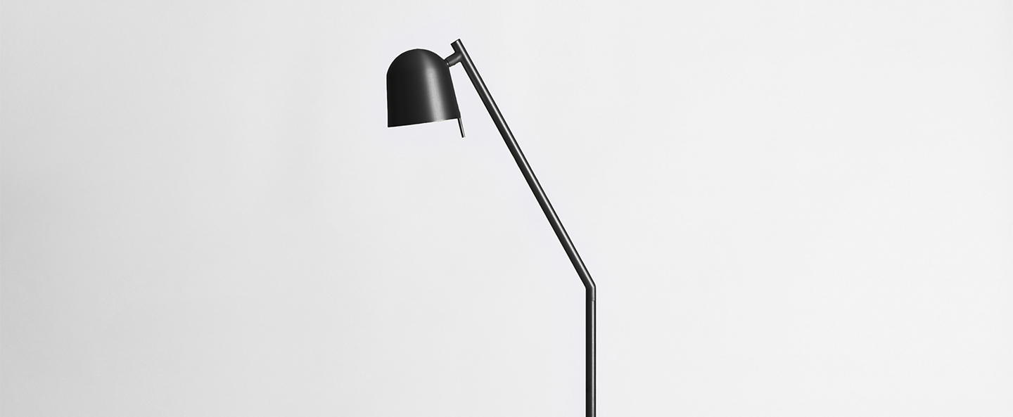 Lampadaire ho floor noir l25cm h153cm eno studio normal