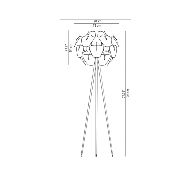 Hope francisco gomez paz lampadaire floor light  luceplan 1d6618td0000 1d6618t01019  design signed nedgis 78473 product