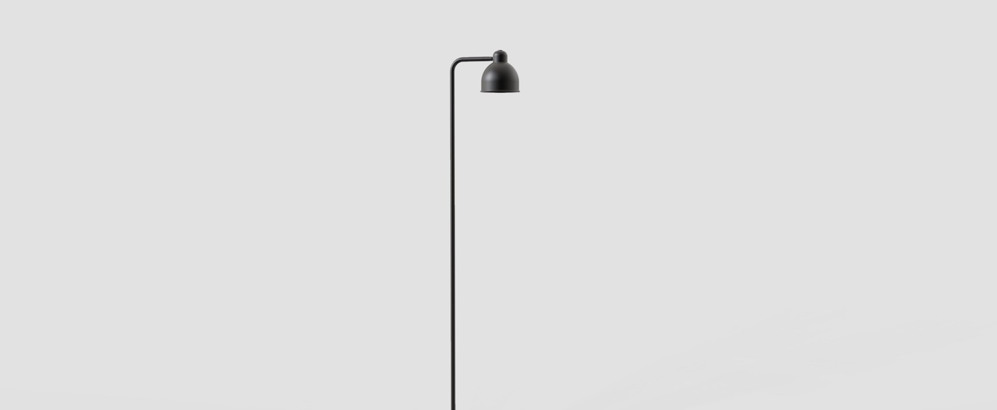 Lampadaire industry noir mat o27 5cm h147 2cm frandsen normal