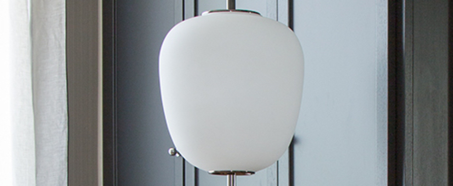 banner-image Lampadaire j14 blanc chrome o30cm h165cm disderot normal