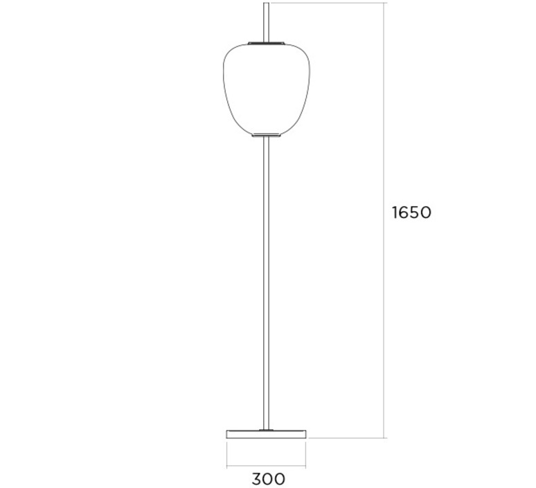 J14 joseph andre motte lampadaire floor light  disderot j14 ch  design signed nedgis 82998 product