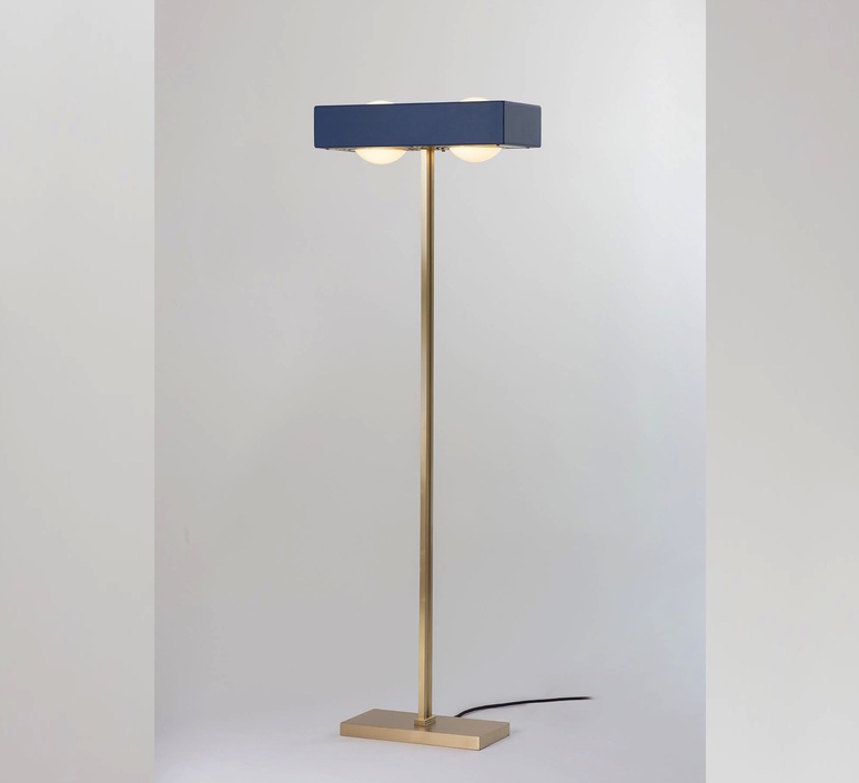 Kernel robbie llewellyn adam yeats lampadaire floor light  bert frank kernel floor lamp blue  design signed 124776 product