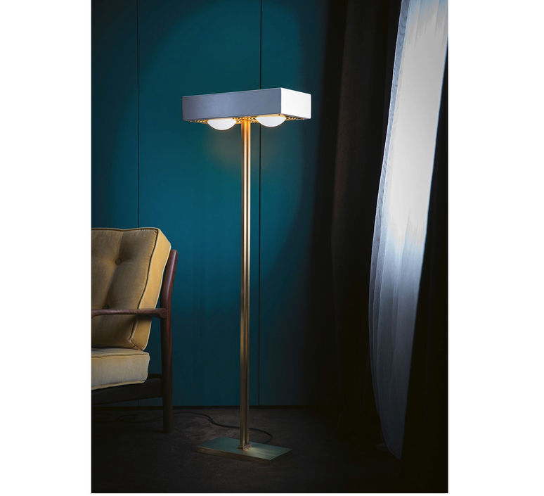 Kernel robbie llewellyn adam yeats lampadaire floor light  bert frank kernel floor lamp blue  design signed 124777 product