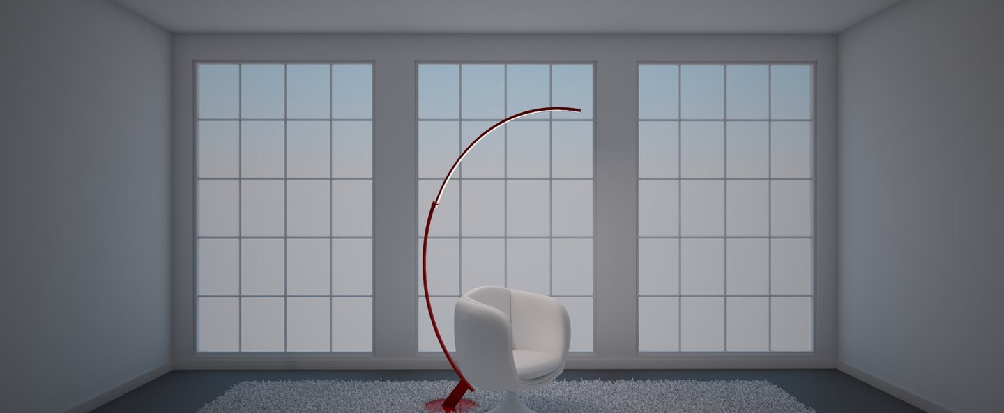 banner-image Lampadaire kyudo rouge led l42cm h212cm kundalini normal