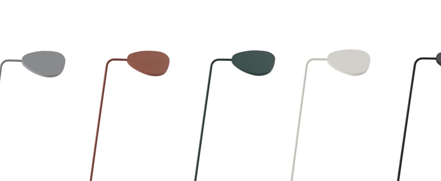 banner-image Lampadaire leaf noir led 3000k 370lm l22cm h119cm muuto normal