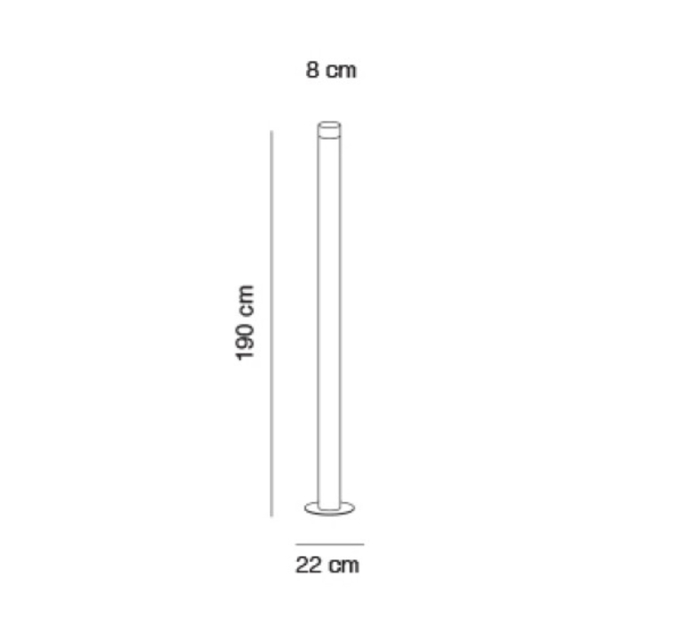 Led pole cristian cubina lampadaire floor light  alma light 3160 018  design signed nedgis 116801 product