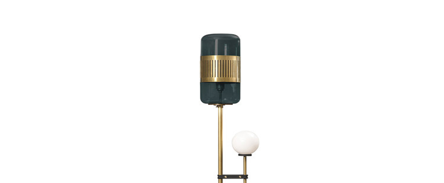 banner-image Lampadaire lizak laiton bleu paon o26 5cm h158 3cm bert frank normal