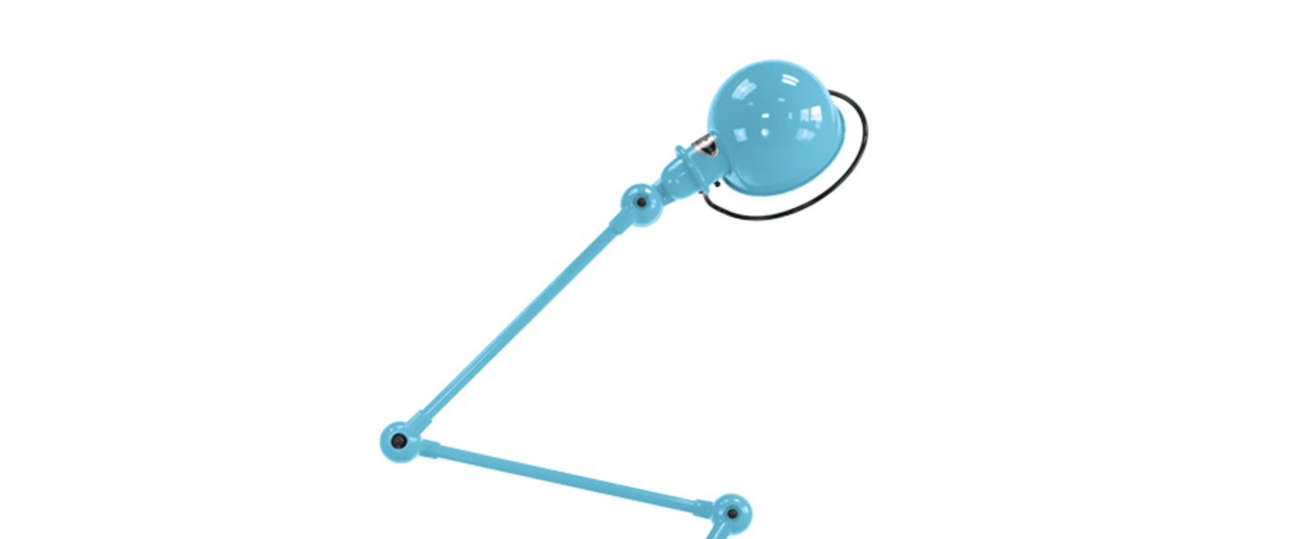 banner-image Lampadaire loft bleu pastel l240cm h150cm jielde loft d9403 ral 5024 normal