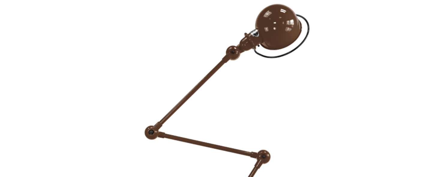 banner-image Lampadaire loft chocolat l240cm h150cm jielde loft d9403 ral 8017 normal