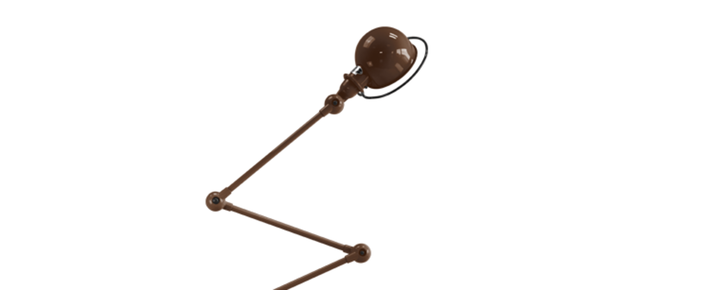 Lampadaire loft chocolat l240cm h150cm jielde normal