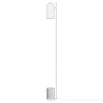 Lampadaire luceo blanc o12cm h140cm aytm normal