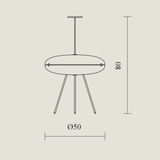 Luna gio ponti lampadaire floor light  tato italia tlu400 1365  design signed nedgis 62988 thumb