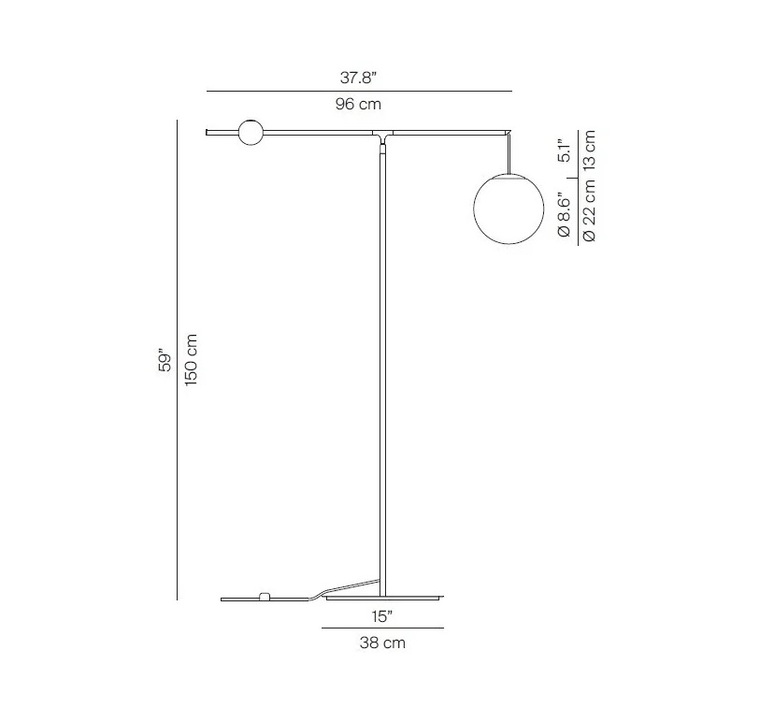 Malamata studio shulab lampadaire floor light  luceplan 1b010t220001 1b010 300001 1b010 100002  design signed nedgis 152191 product