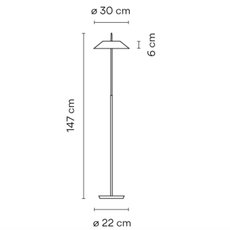 Mayfair diego fortunato lampadaire floor light  vibia 5515 93   design signed nedgis 83999 thumb