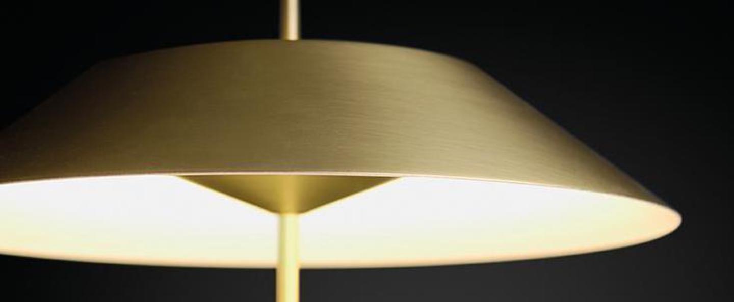 banner-image Lampadaire mayfair or satine led 2700k 417lm o30cm h147cm vibia normal