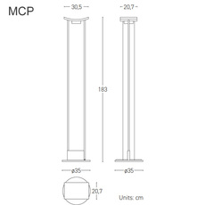 Mcp gilles derain lampadaire floor light  lumen center italia mcp102l  design signed nedgis 145981 thumb